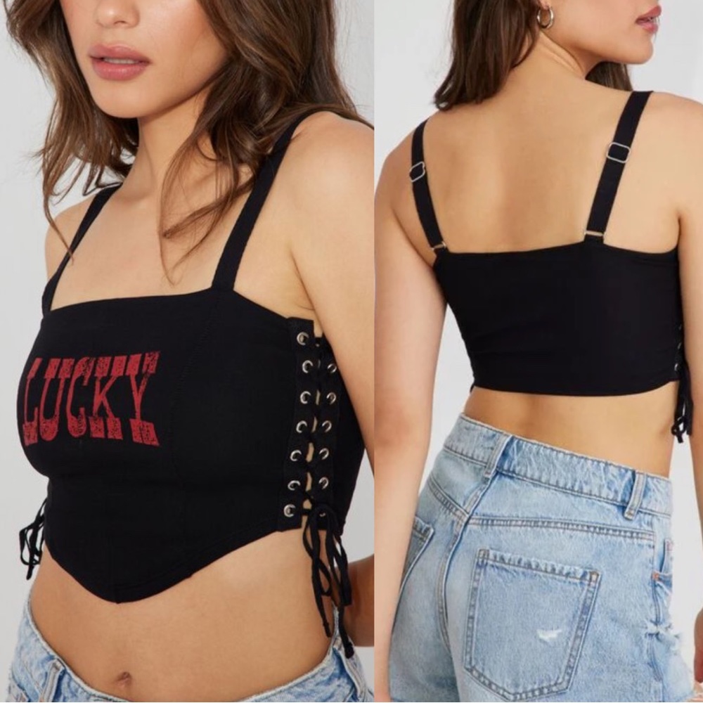 Lucky Corset Crop